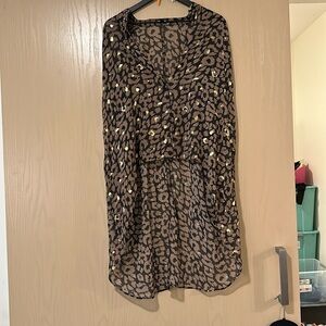 Express high low blouse